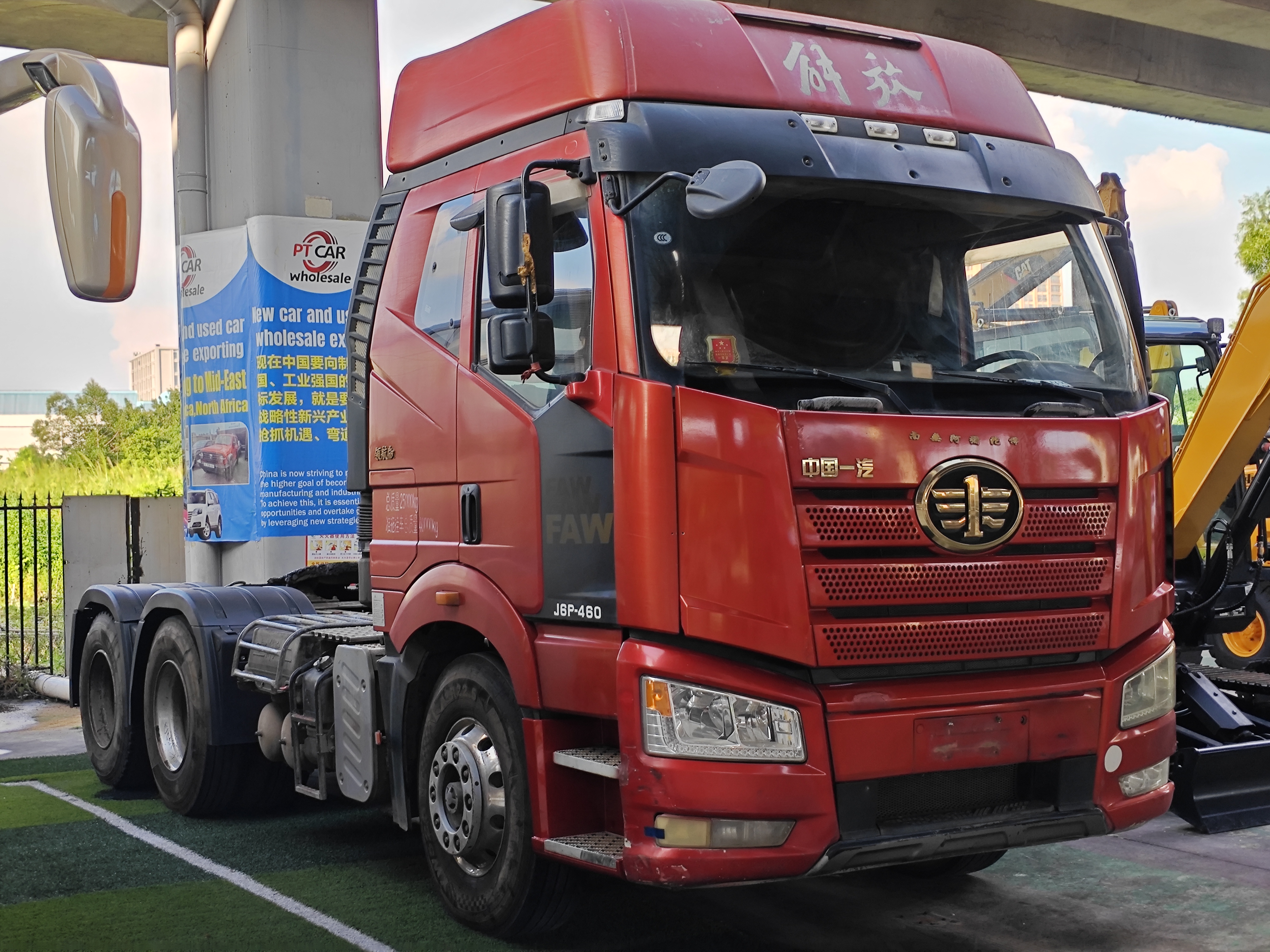 牵引车 解放牌CA4250P66K24T1A1E6牵引汽车 201708km